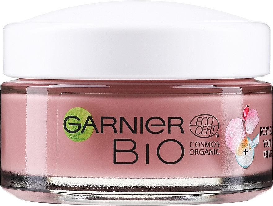 Anti-Aging Face Cream - Garnier Bio Cream Rose — photo N1