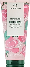 Exfoliating Body Scrub - The Body Shop British Rose Shower Scrub — photo N1