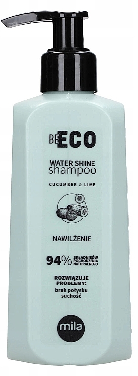 Moisturizing Shampoo - Mila Professional Be Eco Water Shine — photo N1
