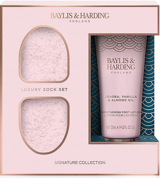 Set - Baylis & Harding Jojoba, Vanilla & Almond Oil Foot Set — photo N2