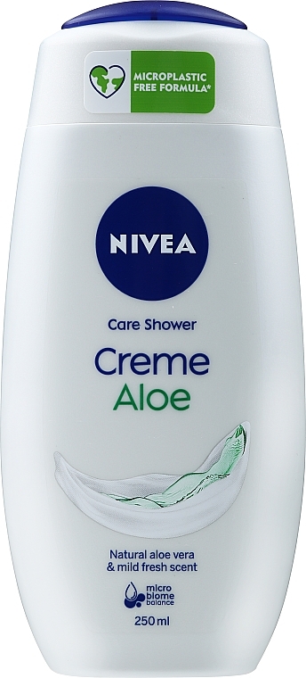Shower Care Gel "Aloe" - Nivea Care Shower Cream Natural Aloe Vera — photo N6