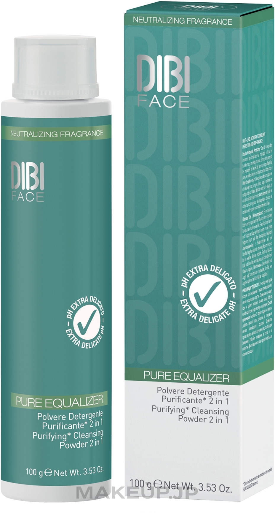 2in1 Cleansing Powder - DIBI Milano Pure Equalizer Purifying Cleansing Powder 2 In1 — photo 100 ml