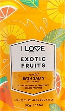 Exotic Fruits Bath Salt - I Love Exotic Fruits Bath Salt — photo N2