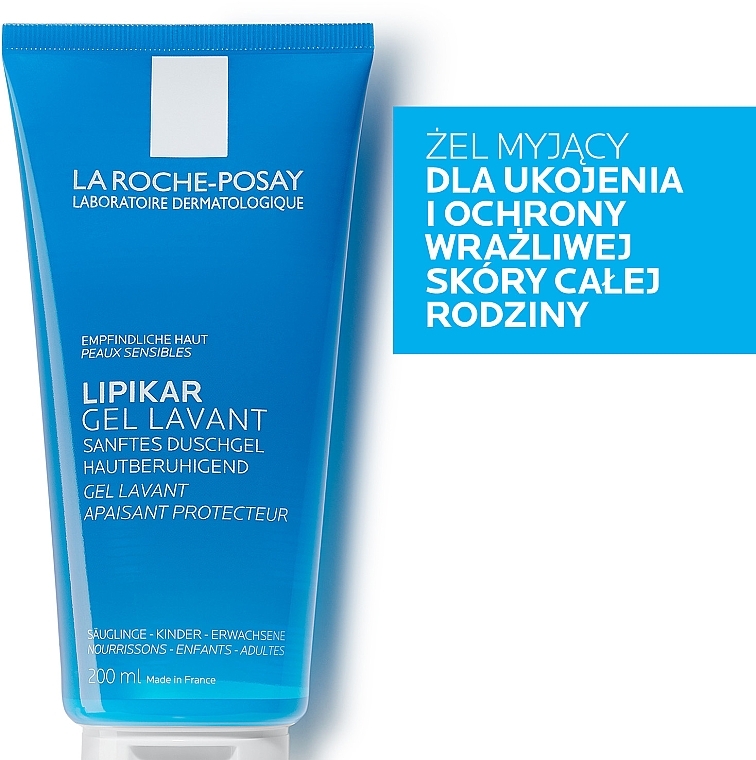 Cleansing Shower Gel for Normal & Dry Skin - La Roche-Posay Lipikar Gel Lavant — photo N4