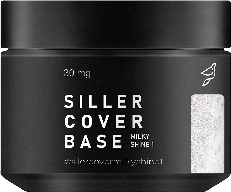 Camouflage Base Coat, 30 ml - Siller Professional Cover Base Milky Shine — photo N5