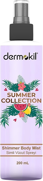 Summer Collection Shimmer Body Mist - Dermokil Shimmer Body Mist Summer Collection — photo N1