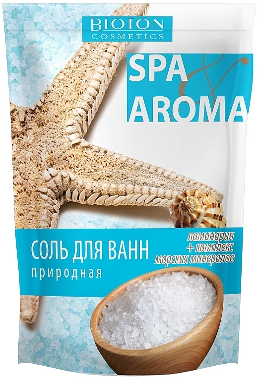 Natural Bath Sea Salt with Laminaria Extract & Marine Mineral Complex - Bioton Cosmetics Sea Salt — photo N1