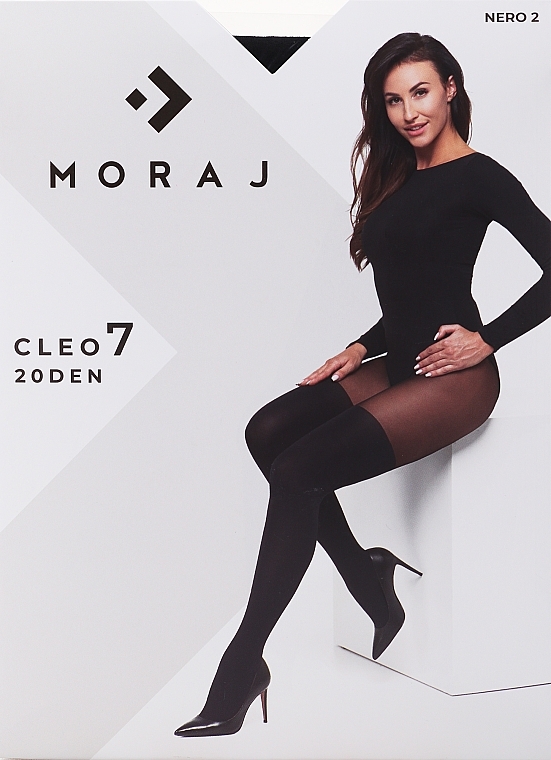 Cleo 7 Tights, 20 den, nero - Moraj — photo N1