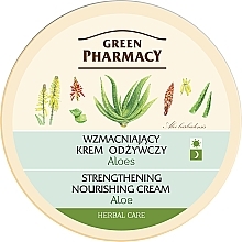 Face Cream ‘Aloe’ - Green Pharmacy Strengthening Nourishing Cream — photo N1