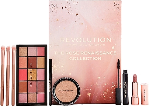 8-Piece Makeup Set - Makeup Revolution Rose Renaissance Gift Set — photo N1