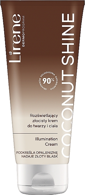 Illumination Gold Face & Body Cream - Lirene Moccoa Body Shimmer Cream — photo N1