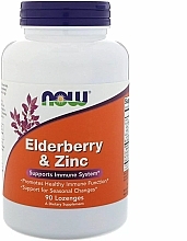 Elderberry & Zinc, lozenges - Now Foods Elderberry Zinc — photo N1