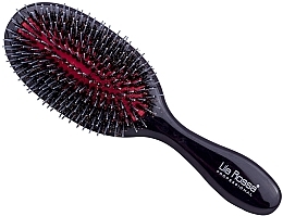 Fragrances, Perfumes, Cosmetics Brush with Combined Bristles, DT3113, black-red - Lila Rossa Diamond Touch