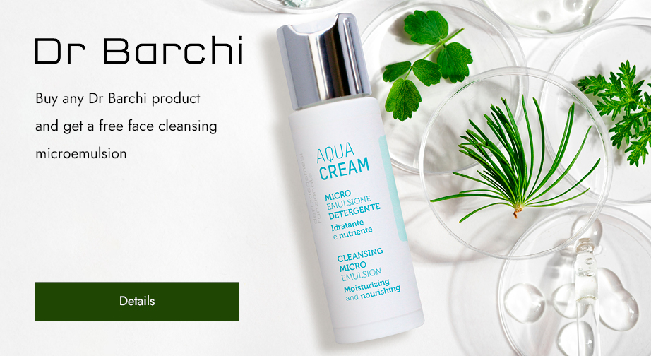 Buy any Dr Barchi product and get a free face cleansing microemulsion