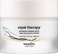 Neck & Decollete Cream - Resibo Royal Therapy Superior Firming And Decollete Cream — photo N2