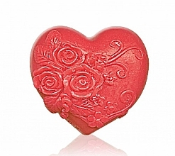 Fragrances, Perfumes, Cosmetics Glycerin Soap "Heart in love", red - Bulgarian Rose Soap