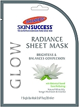 Fragrances, Perfumes, Cosmetics Radiance Sheet Mask - Palmer's Skin Success Glow Radiance Sheet Face Mask