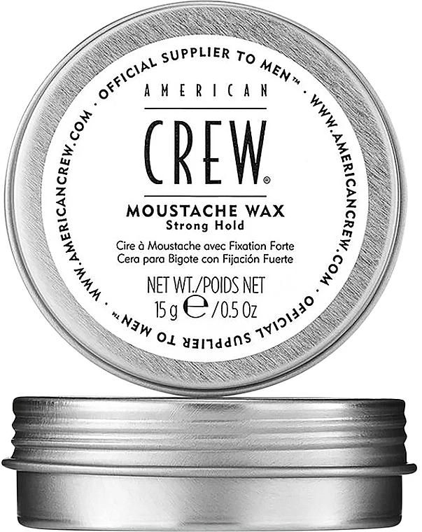 Strong Hold Mustache Wax - American Crew Official Supplier to Men Moustache Wax Strong Hold — photo N1