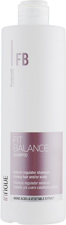 Balancing Hair Shampoo - Kosswell Professional Innove Fit Balance Shampoo — photo N4