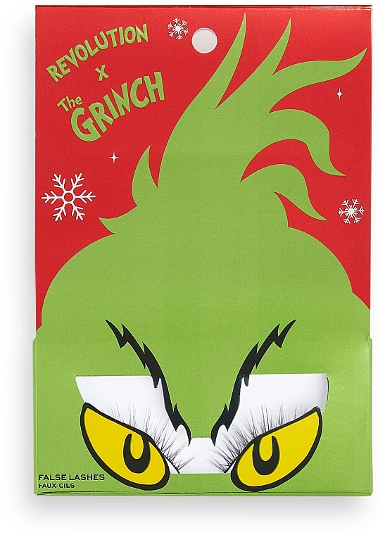 False Lashes - Makeup Revolution x The Grinch Please False Lashes — photo N2