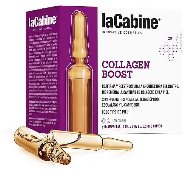 Collagen Face Ampoules - La Cabine Collagen Boost Ampoules — photo N1