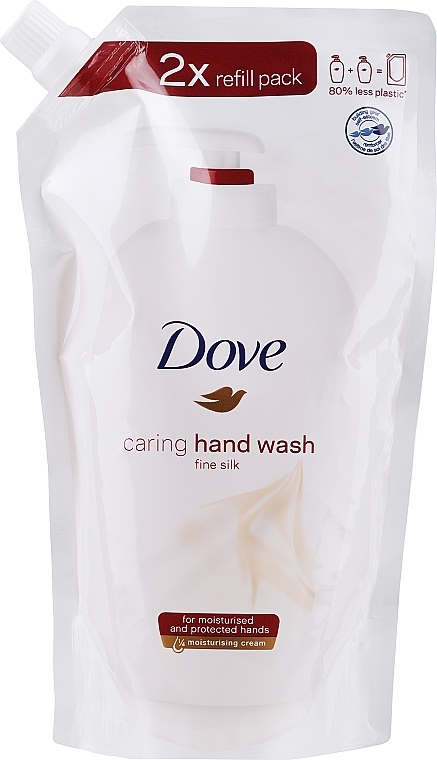 Liquid Cream Soap - Dove Caring Hand Wash Nourishing Silk (doypack) — photo N7