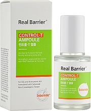 Light Serum for Oily & Combination Skin - Real Barrier Control-T Ampoule — photo N2