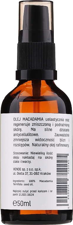 Macadamia Oil - NaturalME (with dispenser) — photo N2