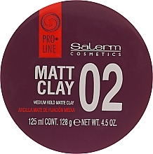 Styling Matte Pomade - Salerm Pro Line Matt Clay — photo N2