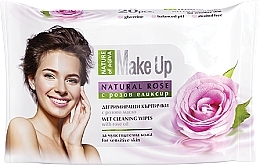 Cleansing Makeup Remover Wipes - Nature of Agiva Wet Wipes Cleaning Make Up Rose Oil — photo N2