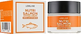 Fragrances, Perfumes, Cosmetics Nourishing Cream with Salmon Oil - Lebelage Ampule Cream Nutri Salmon