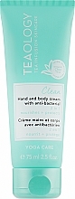 Fragrances, Perfumes, Cosmetics Hand & Nail Cream - Teaology Yoga Care Clean Hand And Body Cream With Anti-Bacterial