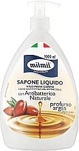 Fragrances, Perfumes, Cosmetics Antibacterial Argan Liquid Soap, with dispenser - Mil Mil