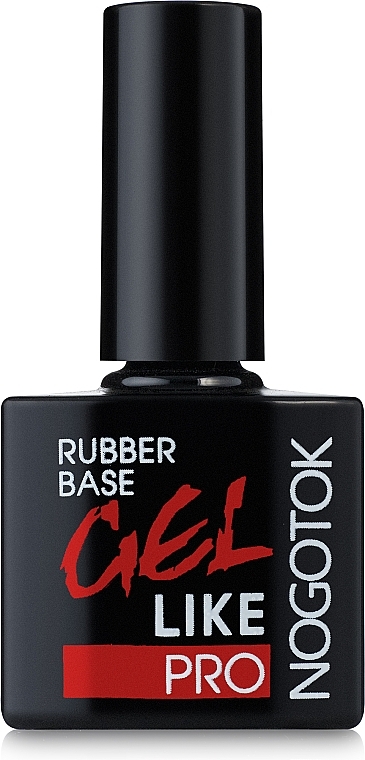 Rubber Base Coat - Nogotok PRO Gel Like Rubber Base — photo N2