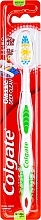 Toothbrush Medium Hard "Classic", green - Colgate Classic Deep Clean — photo N1