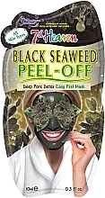 Facial Peel-Off Mask "Black Algae" - 7th Heaven Black Seaweed Peel Off Mask — photo N1