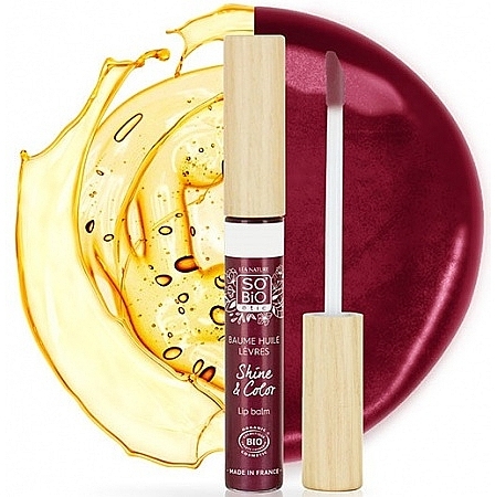 Lip Gloss - SO’BiO Etic Shine and Color Oil — photo N2