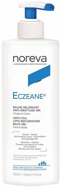 Anti-Irritation Lipid-Repairing Balm - Noreva Laboratoires Eczeane Anti-Itch Lipid-Replenishing Balm 48h — photo N1