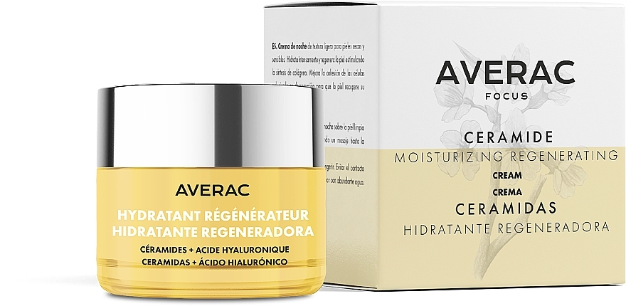 Moisturizing & Repairing Night Cream with Ceramides - Averac Focus — photo N1