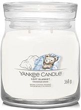 Scented Candle in Jar 'Soft Blanket', 2 wicks - Yankee Candle Singnature — photo N1