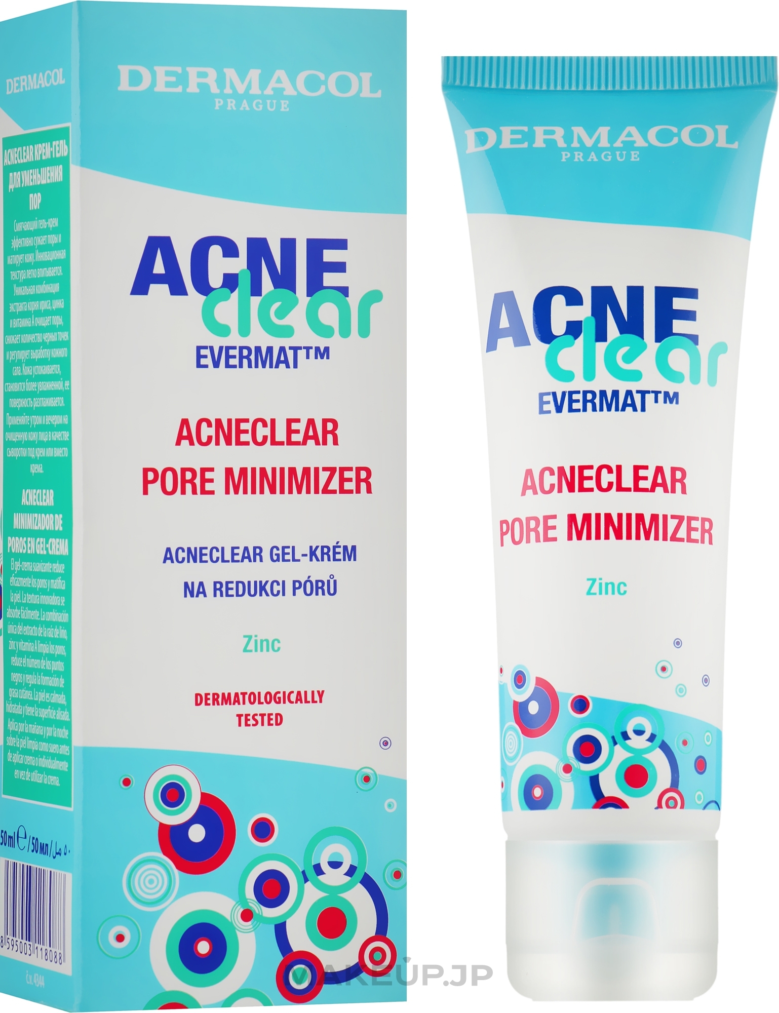 Pore Minimizing Gel-Cream - Dermacol AcneClear Pore Minimizer — photo 50 ml