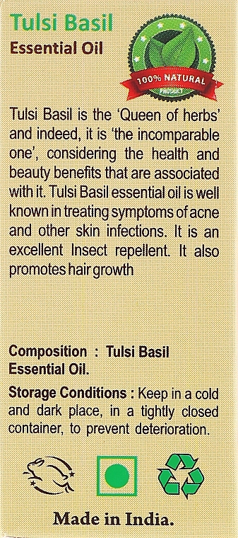 Essential Oil - Sattva Ayurveda Tulsi Basil Essential Oil — photo N3