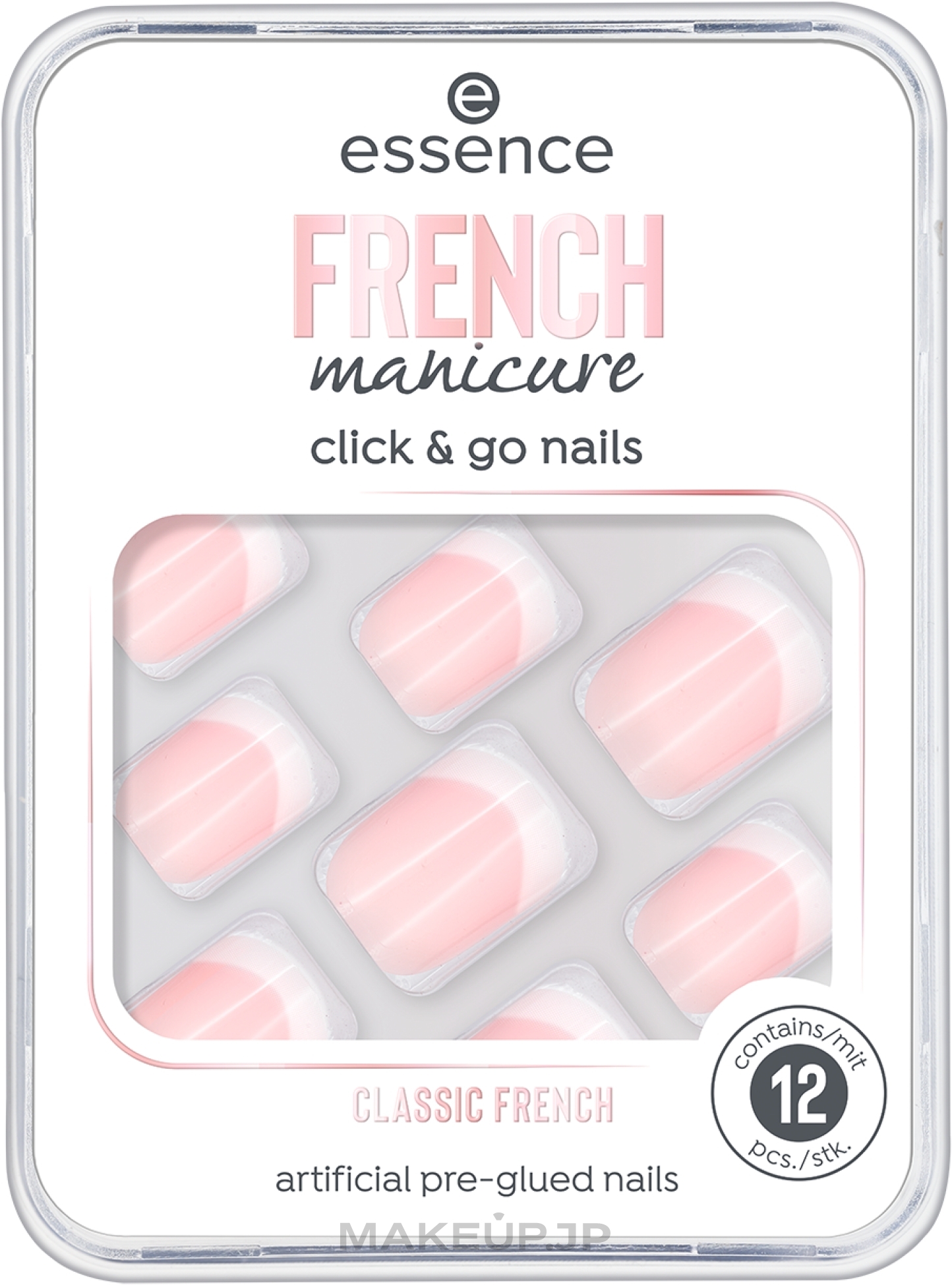 False Nails - Essence French Click and Go Nails French Manicure  — photo 01 - Classic French