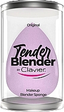 GIFT: Beauty Blender Makeup Sponge, Lilac - Clavier Tender Blender Super Soft — photo N1