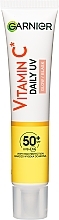 Fragrances, Perfumes, Cosmetics Vitamin C Day Sunscreen Fluid for Glowing Face, SPF50+ - Garnier Skin Naturals