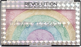 Face Highlighter - Makeup Revolution Rainbow Highlighter — photo N26