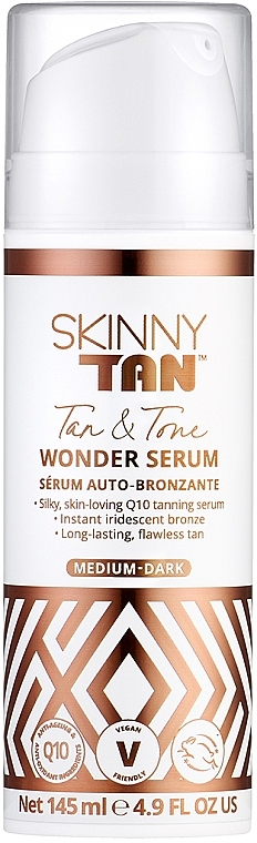 Tanning Serum - Skinny Tan Tan and Tone Wonder Serum — photo N1