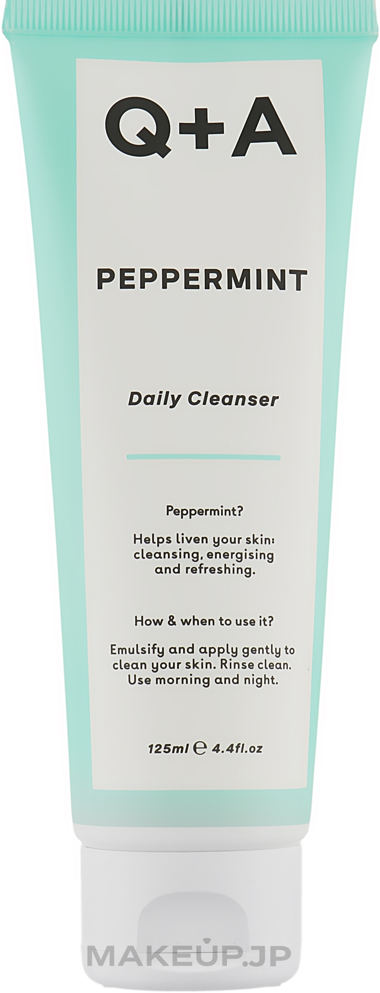 Mint Face Cleanser - Q+A Peppermint Daily Cleanser — photo 125 ml