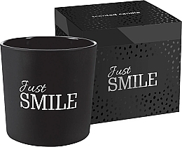 Scented Candle in Matte Glass, two wicks - Bispol Scented Candle Just Smile — photo N2