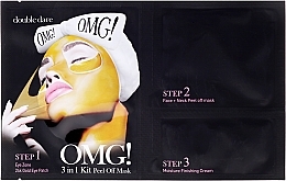 Fragrances, Perfumes, Cosmetics Cleansing Triple Face Mask - Double Dare OMG! 3in1 Kit Peel Off Mask